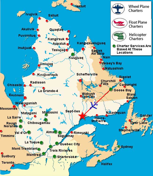 Goose Bay Charter Flights